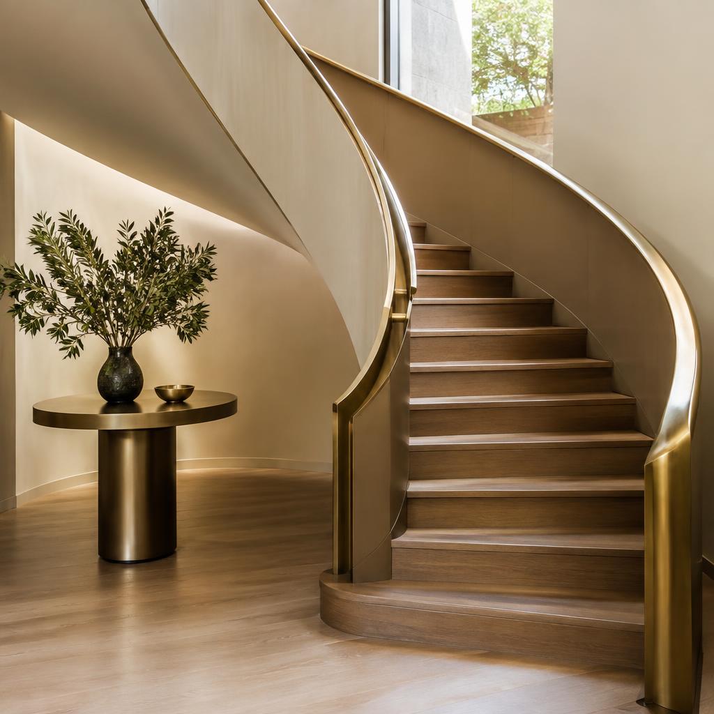Sculptural staircase